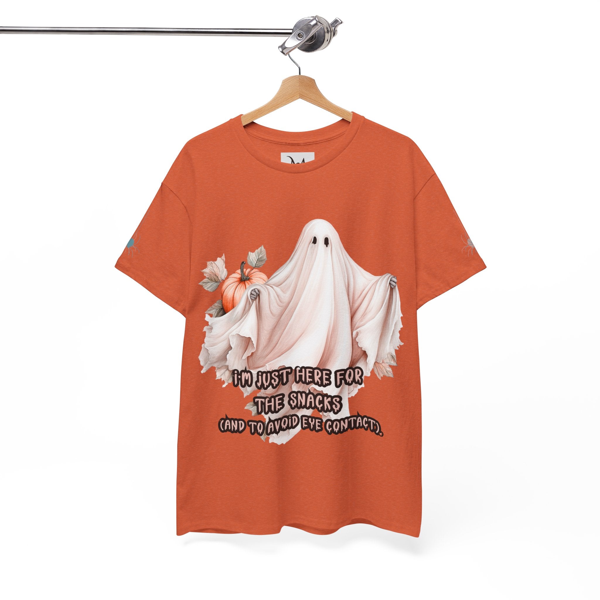 Here for the Snacks (and Avoiding Eye Contact) Halloween Tee