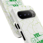 Sassy Quote Marble Crack Phone Case