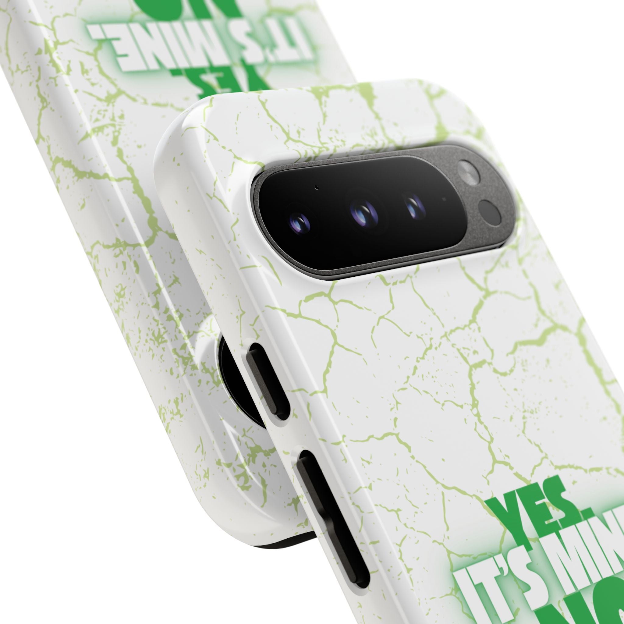 Sassy Quote Marble Crack Phone Case