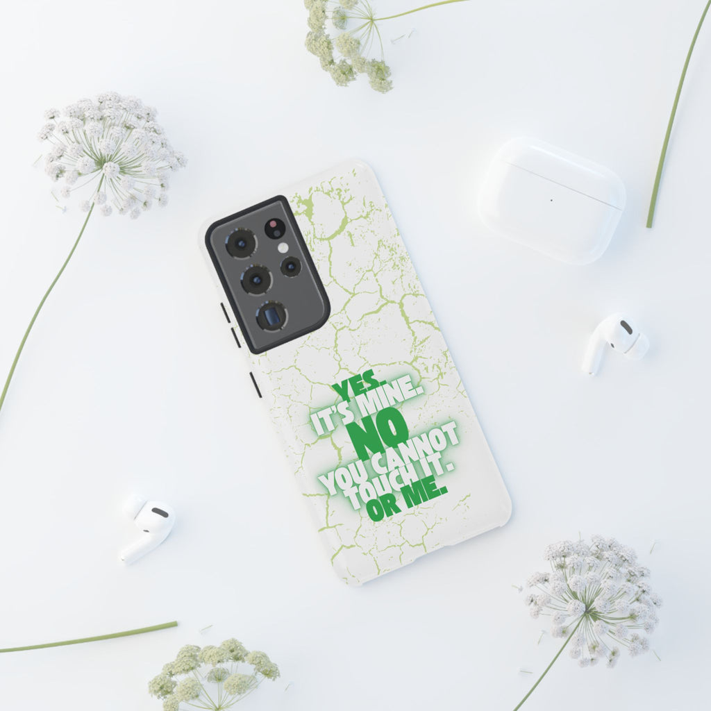 Sassy Quote Marble Crack Phone Case