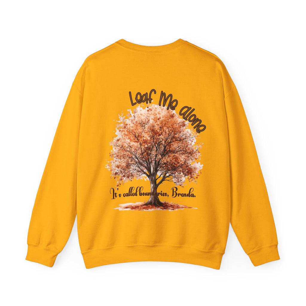 Leaf Me Alone Seasonal Sweatshirt – Unisex Heavy Blend™ Crewneck Sweatshirt