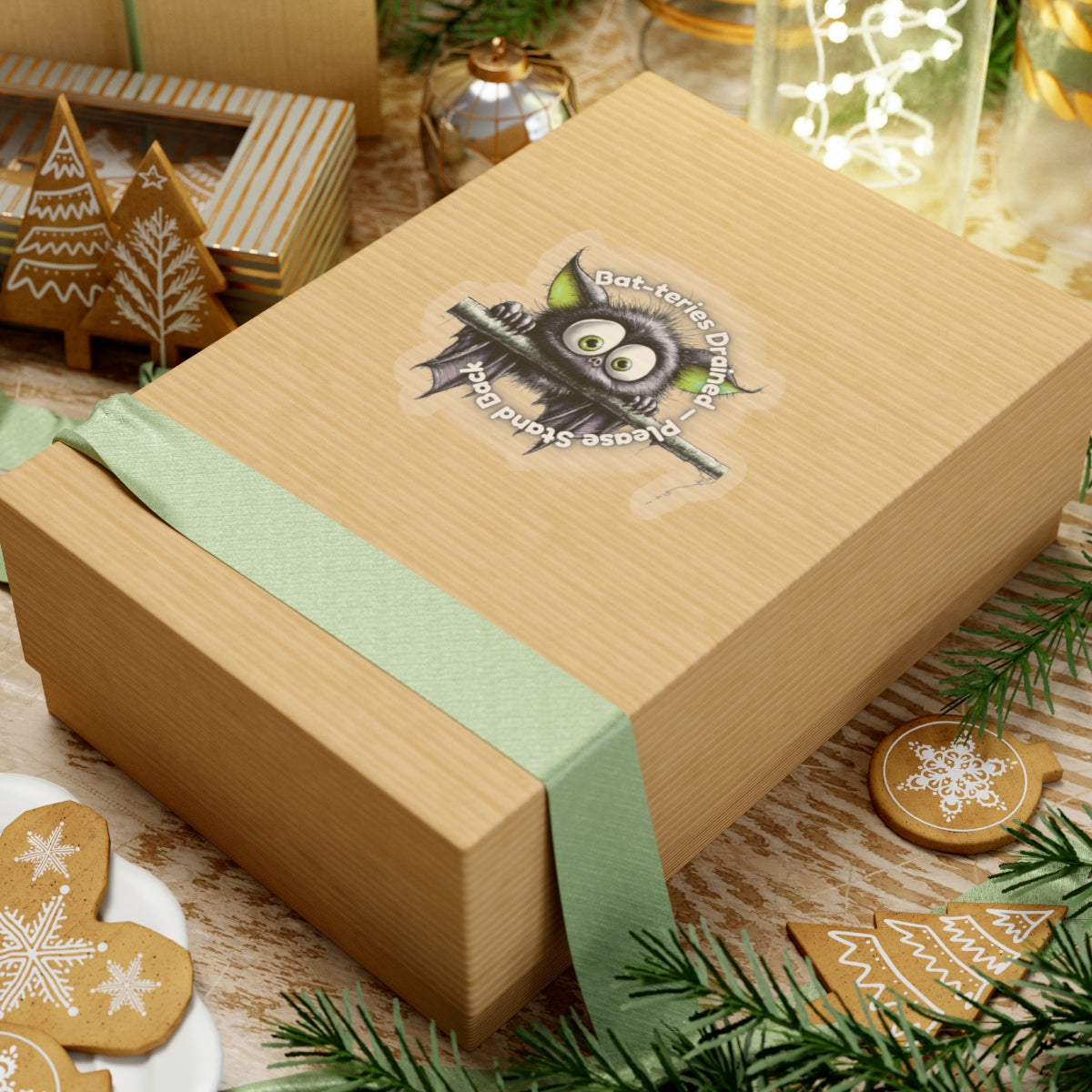Bat-teries Drained – Bat Sticker