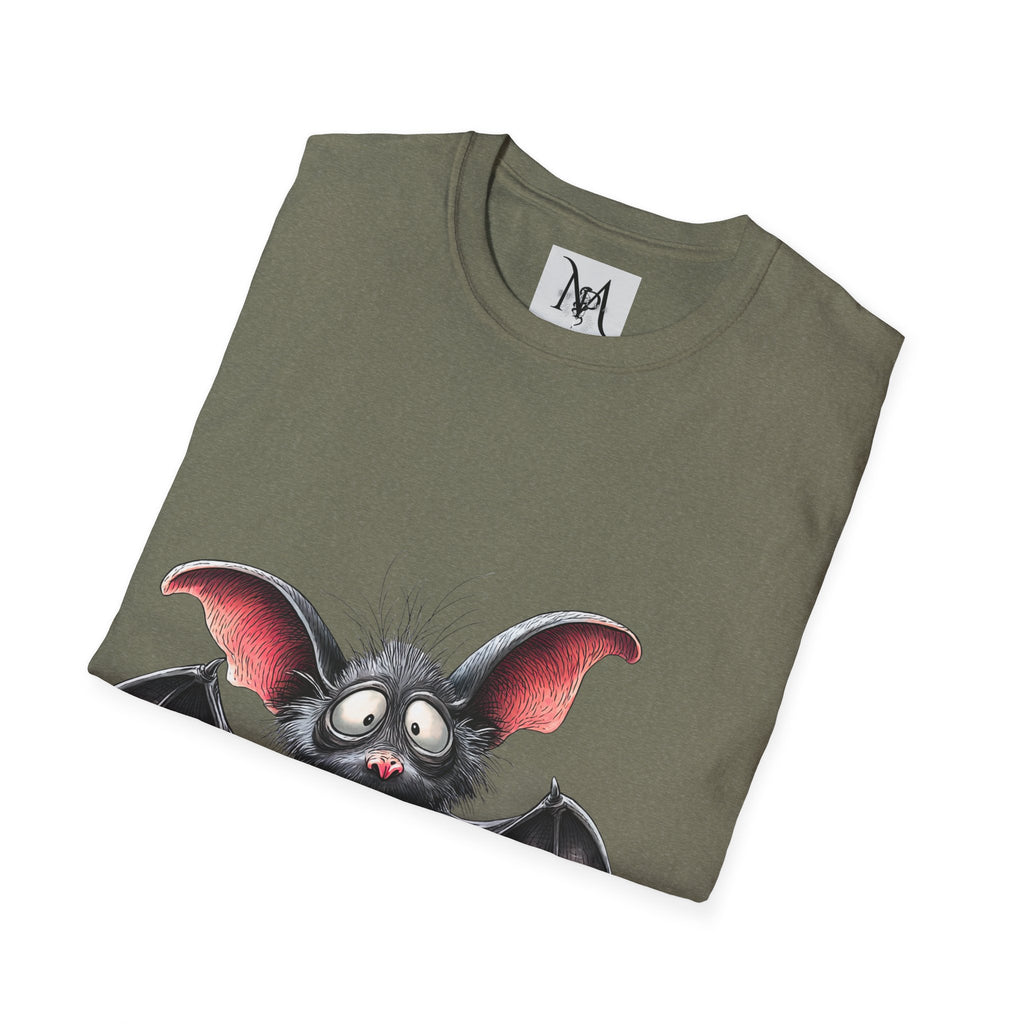 Bat-teries Drained – Cute and Funny Bat T-Shirt