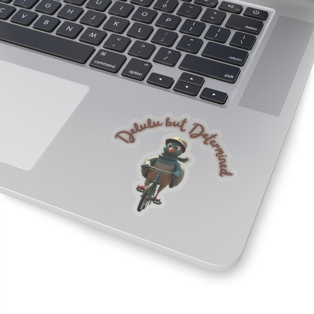 Emotionally Unhinged Pigeon Sticker