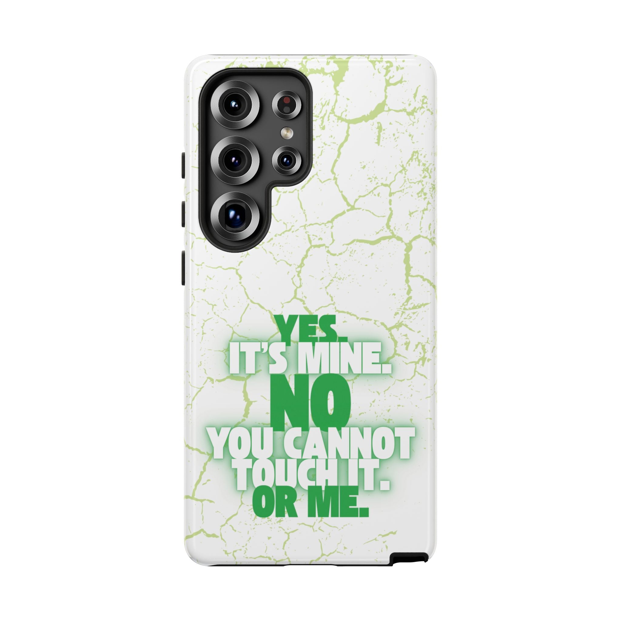 Sassy Quote Marble Crack Phone Case
