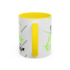 No! Full Stop Mug – Neon Graffiti Bear