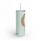 Witch, Please , Skinny Matte Tumbler with Straw (20oz / 600ml)