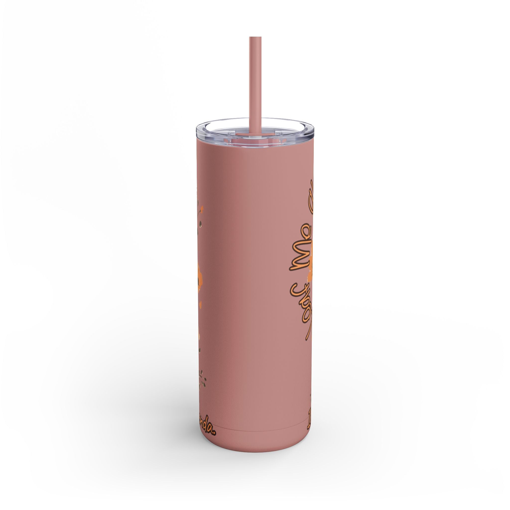 Leaf Me Alone – Limited Edition Fall Ghost Skinny Tumbler (20oz / 600ml)