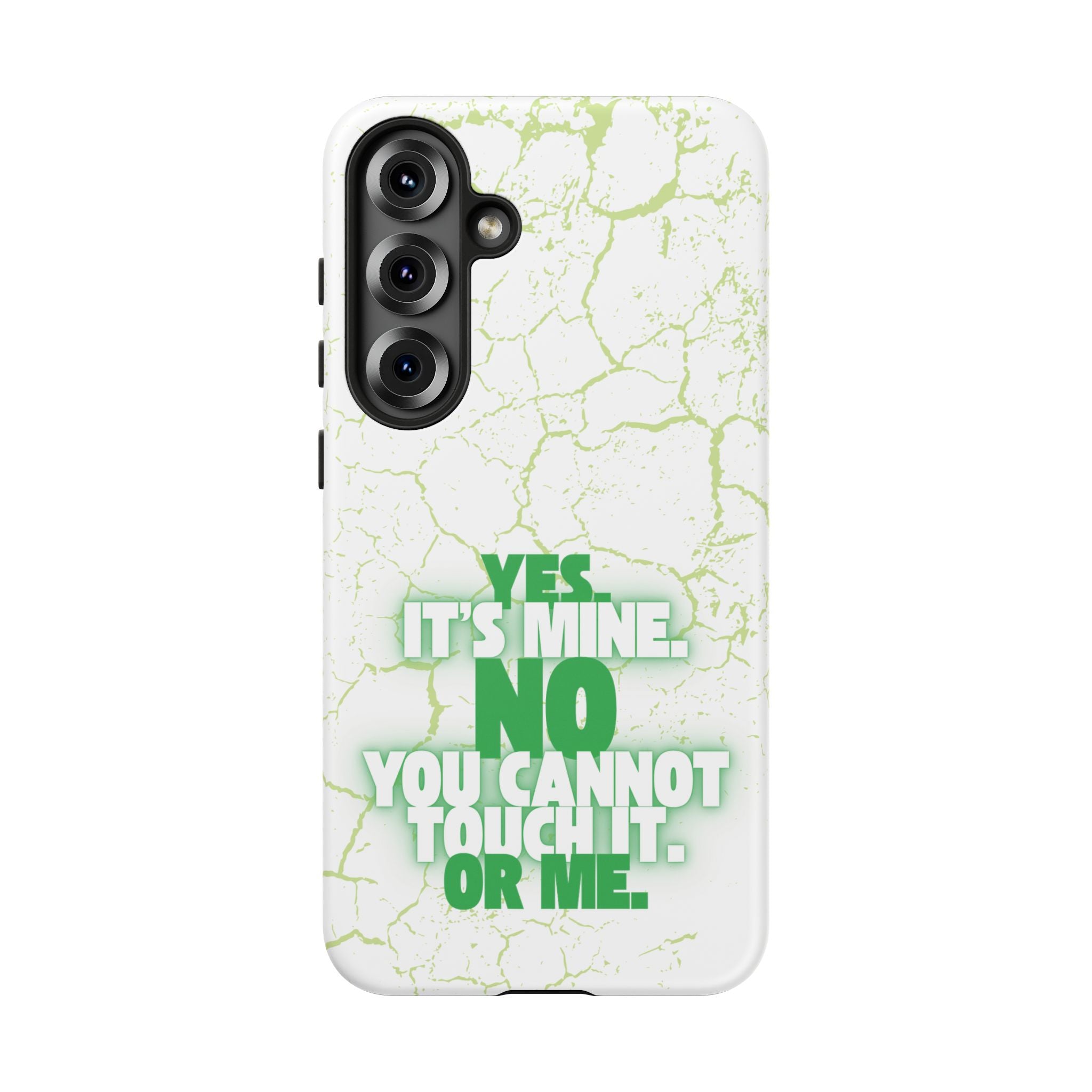Sassy Quote Marble Crack Phone Case