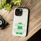 Sassy Quote Marble Crack Phone Case