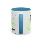 No! Full Stop Mug – Neon Graffiti Bear