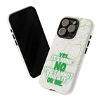 Sassy Quote Marble Crack Phone Case