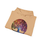Unapologetically Neurodivergent Hoodie-Holographic Crystal Tree Design, Bold Identity Statement