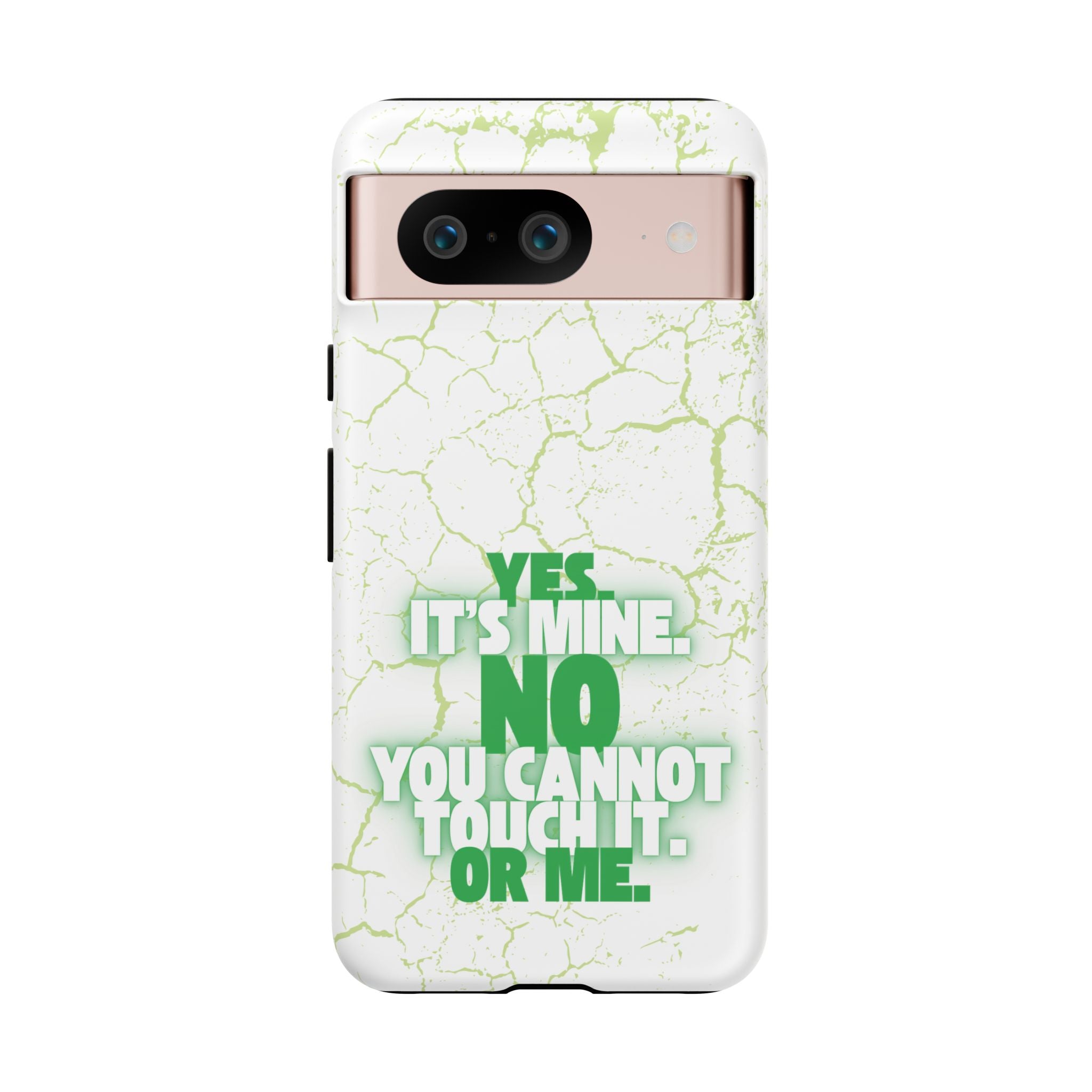 Sassy Quote Marble Crack Phone Case