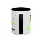 No! Full Stop Mug – Neon Graffiti Bear