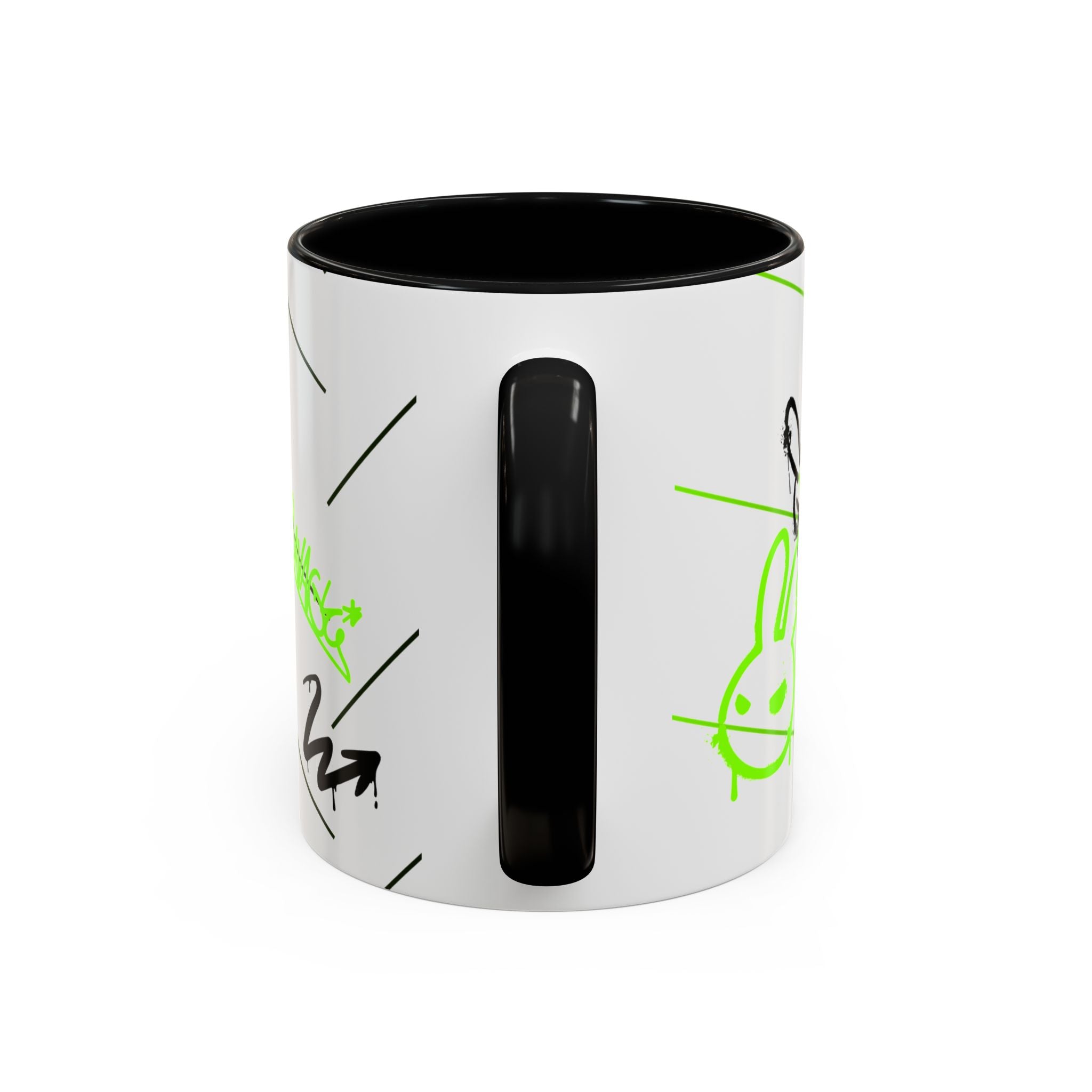 No! Full Stop Mug – Neon Graffiti Bear