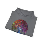 Unapologetically Neurodivergent Hoodie-Holographic Crystal Tree Design, Bold Identity Statement