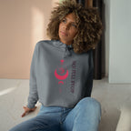 No! Full StopInclusive  Crop Hoodie – Lunar Lotus
