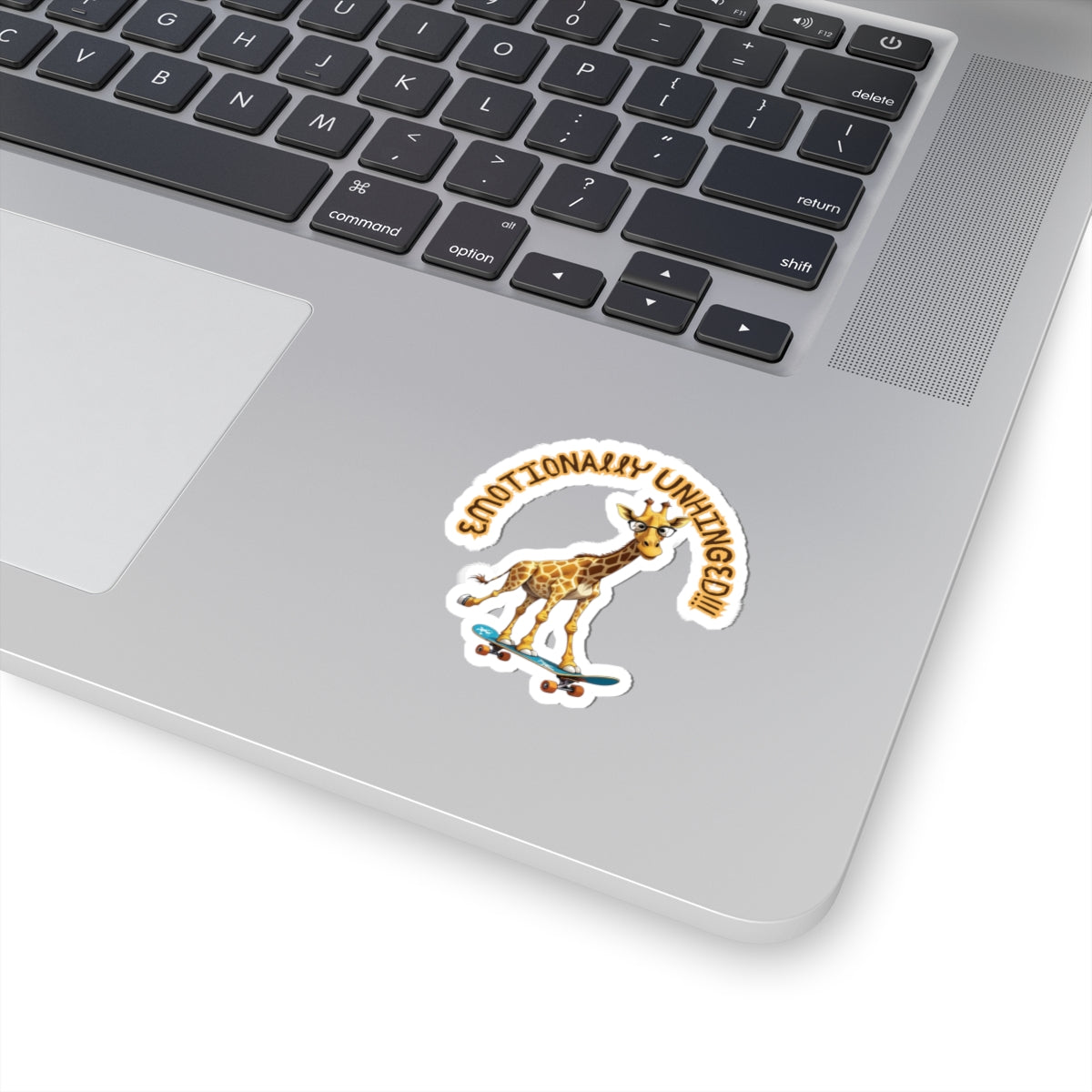 Emotionally Unhinged Giraffe Sticker