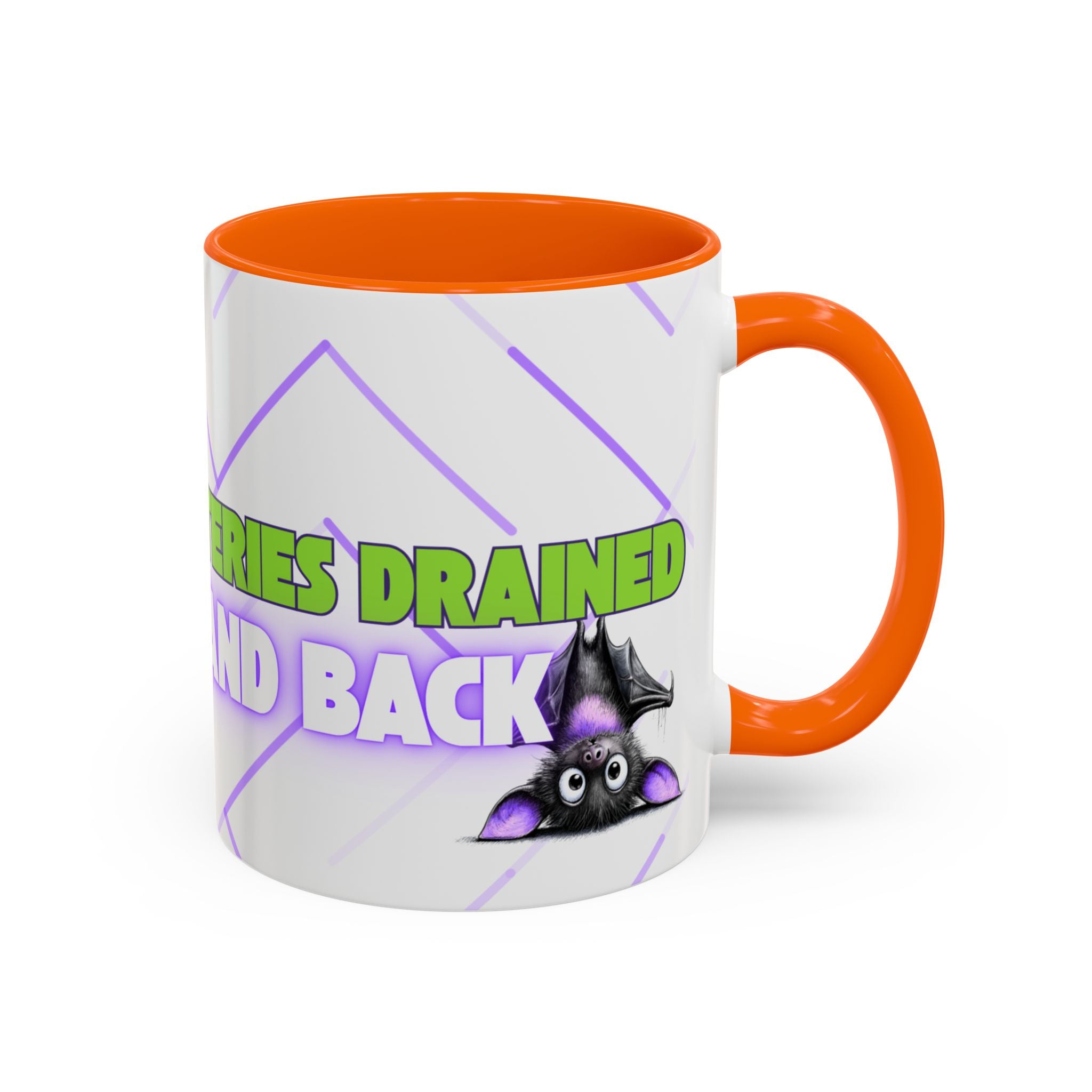 Bat-teries Drained Mug – Quirky Bat Design
