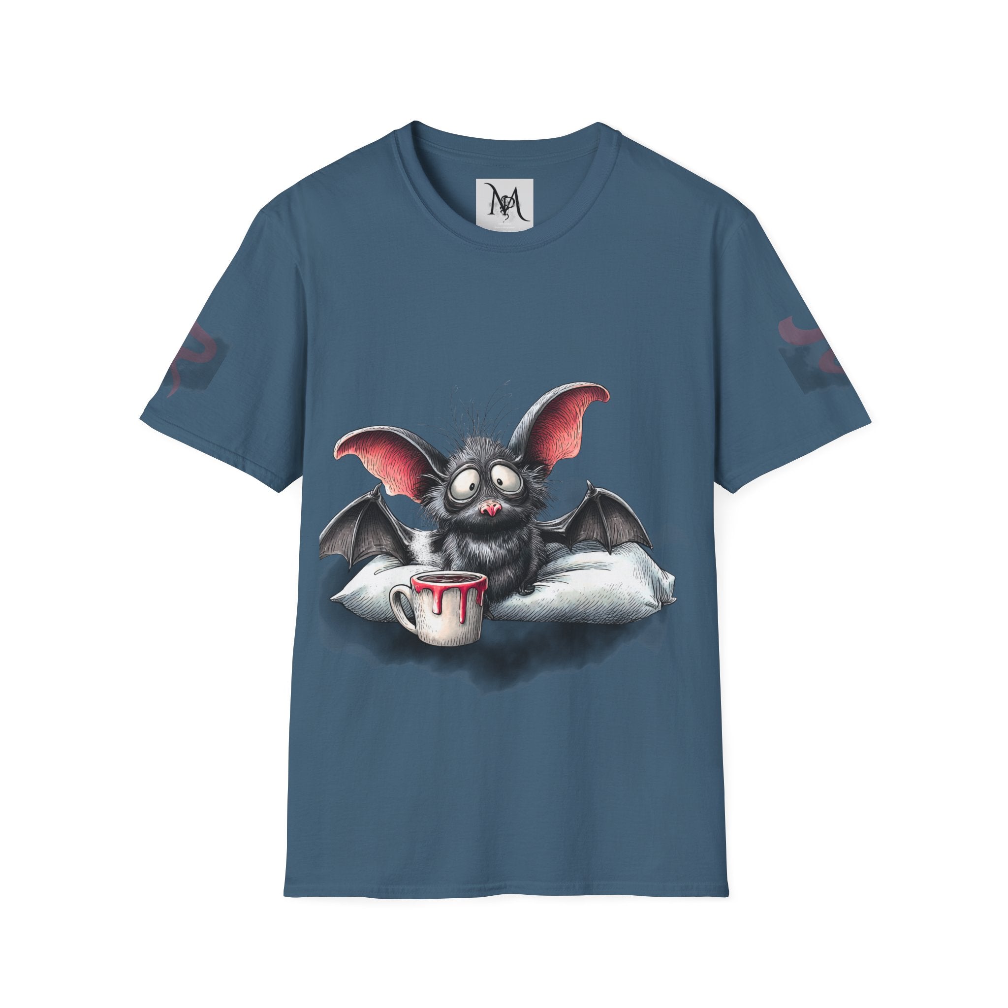 Bat-teries Drained – Cute and Funny Bat T-Shirt