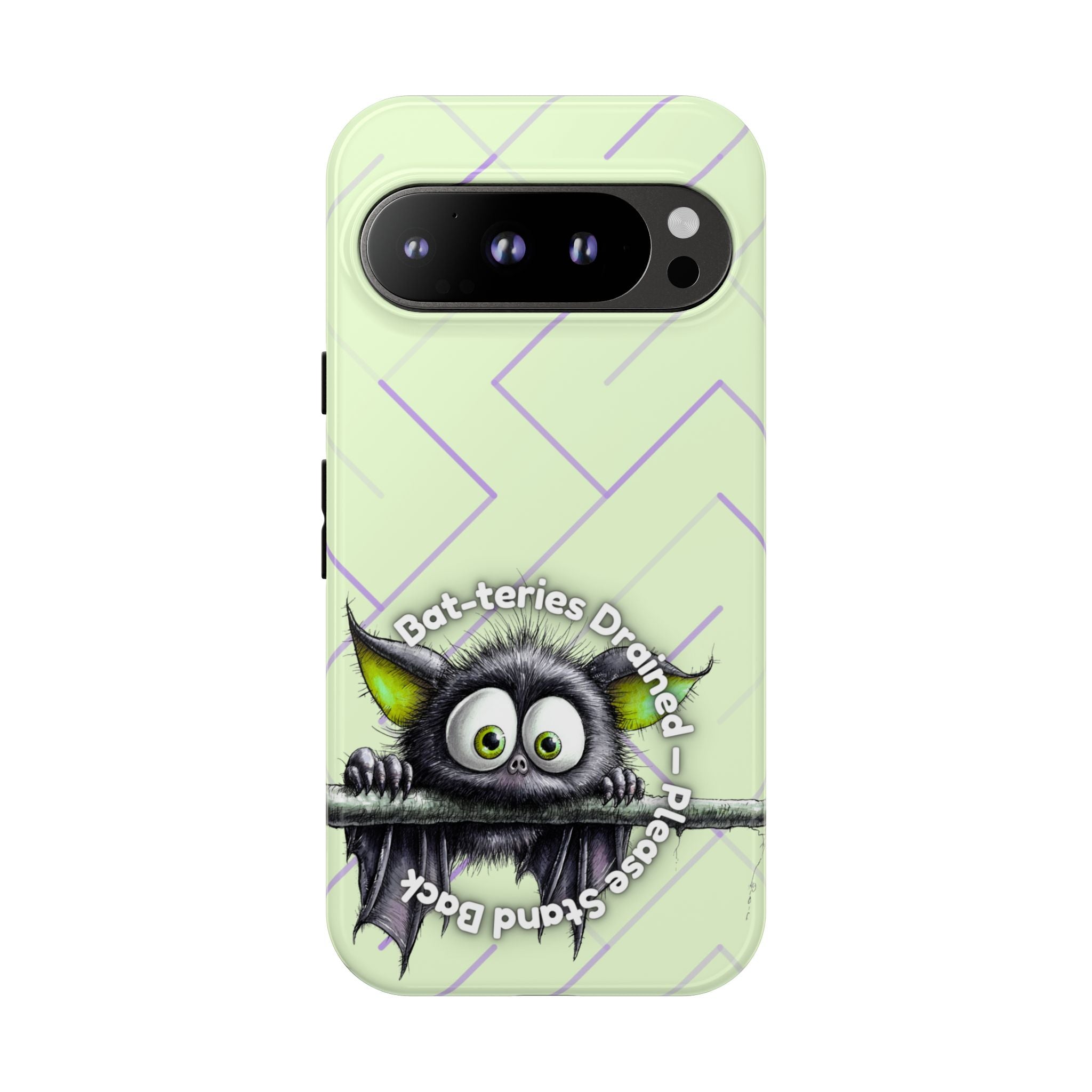 Bat-teries Drained Phone Case – Quirky Bat