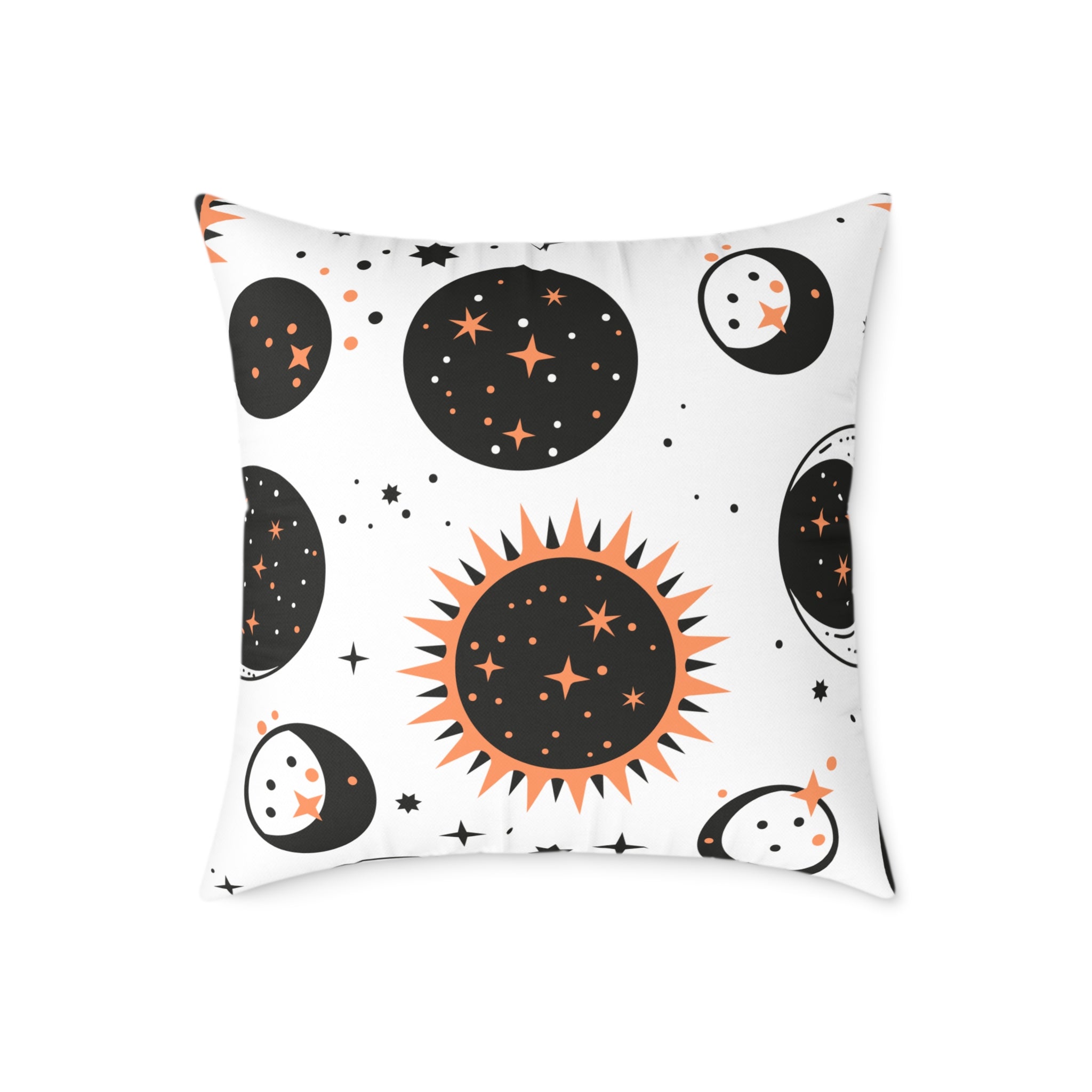 Too Gourd for Your Drama – Celestial Sun & Moon Throw Pillow