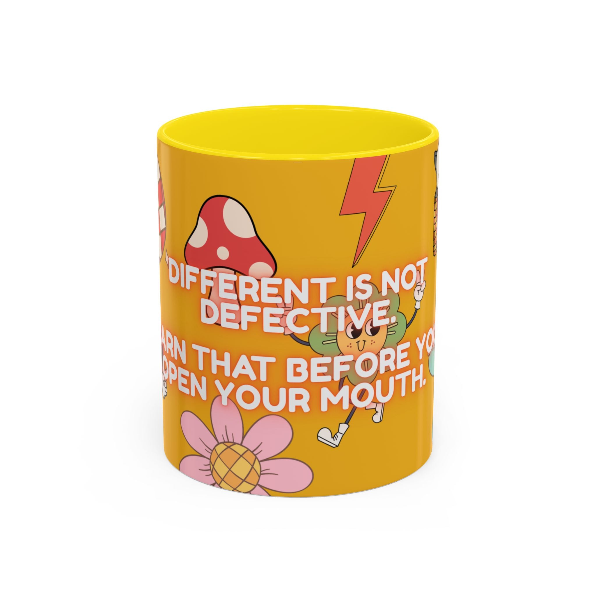 Bold Neurodivergent Quote Mug