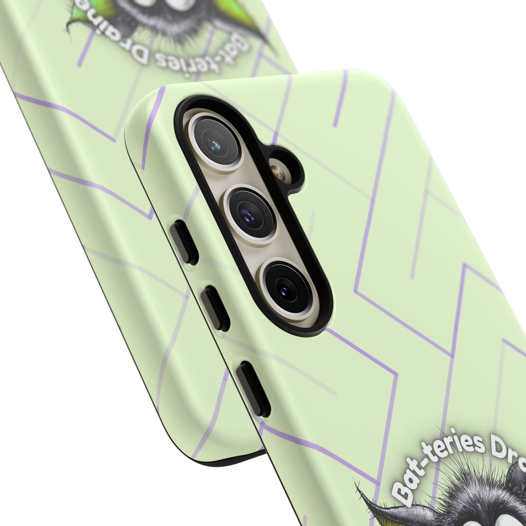 Bat-teries Drained Phone Case – Quirky Bat