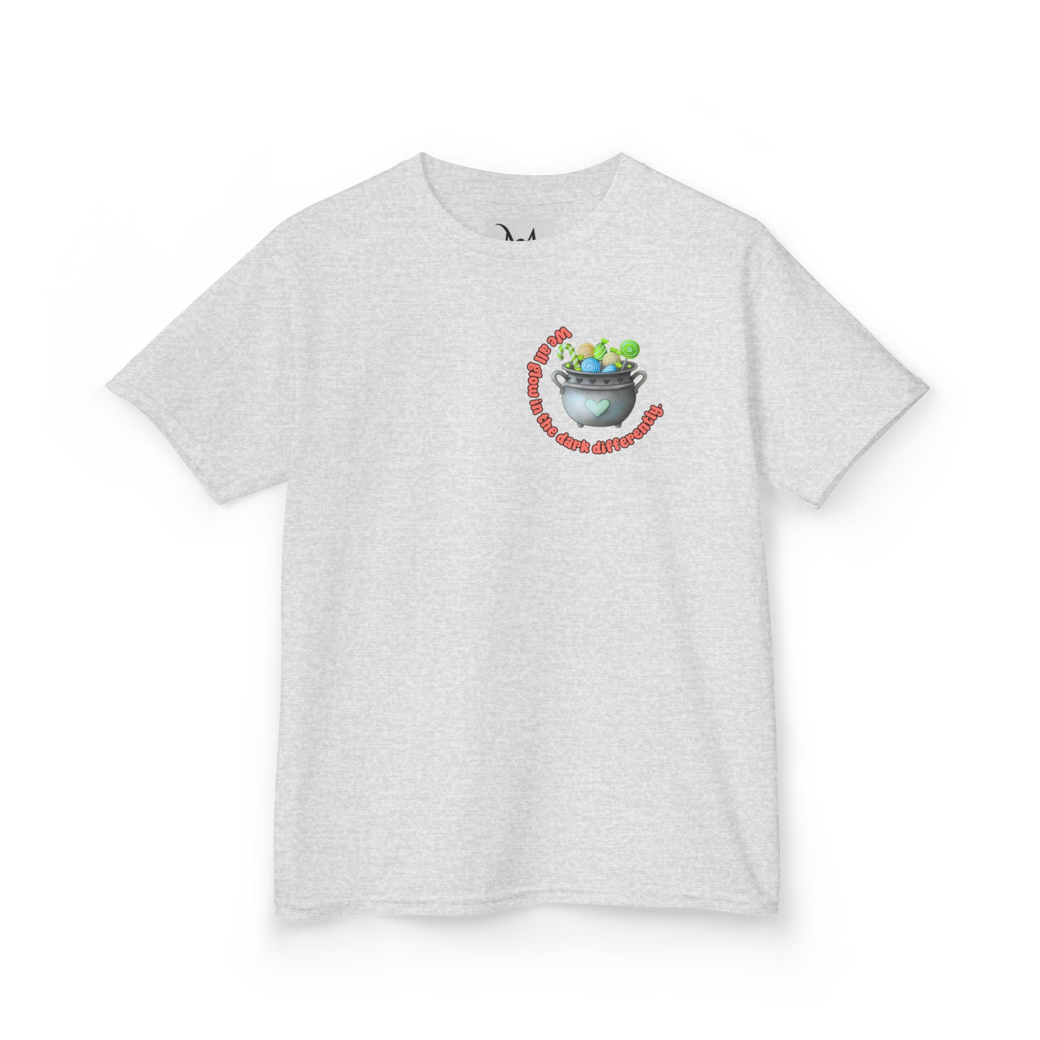 “Boo! Different Brains Are Cool Too” Kids Halloween T-Shirt – Inclusive Slogan Tee