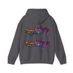 Unapologetically Neurodivergent Hoodie-Holographic Crystal Tree Design, Bold Identity Statement