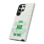 Sassy Quote Marble Crack Phone Case