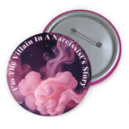 Bold Healing Affirmation Badge – Pink Smoke Design (3in)