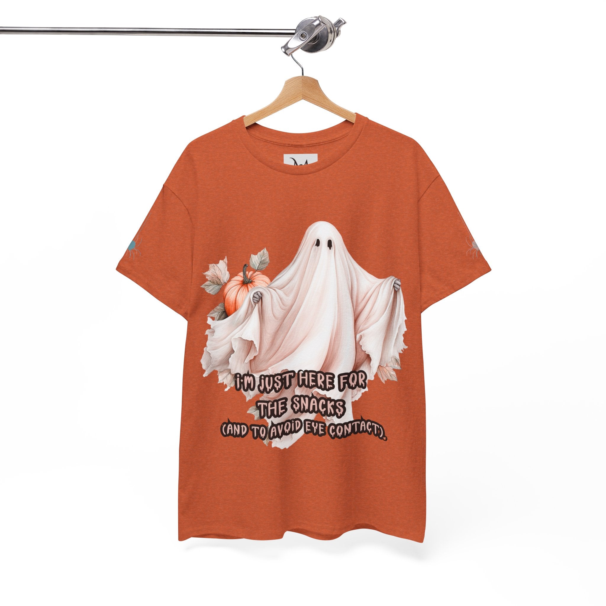 Here for the Snacks (and Avoiding Eye Contact) Halloween Tee