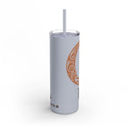Witch, Please , Skinny Matte Tumbler with Straw (20oz / 600ml)
