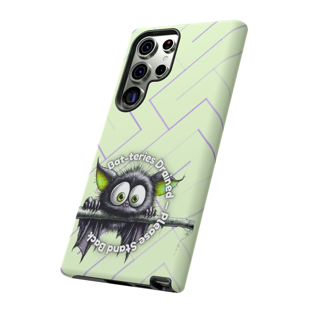 Bat-teries Drained Phone Case – Quirky Bat
