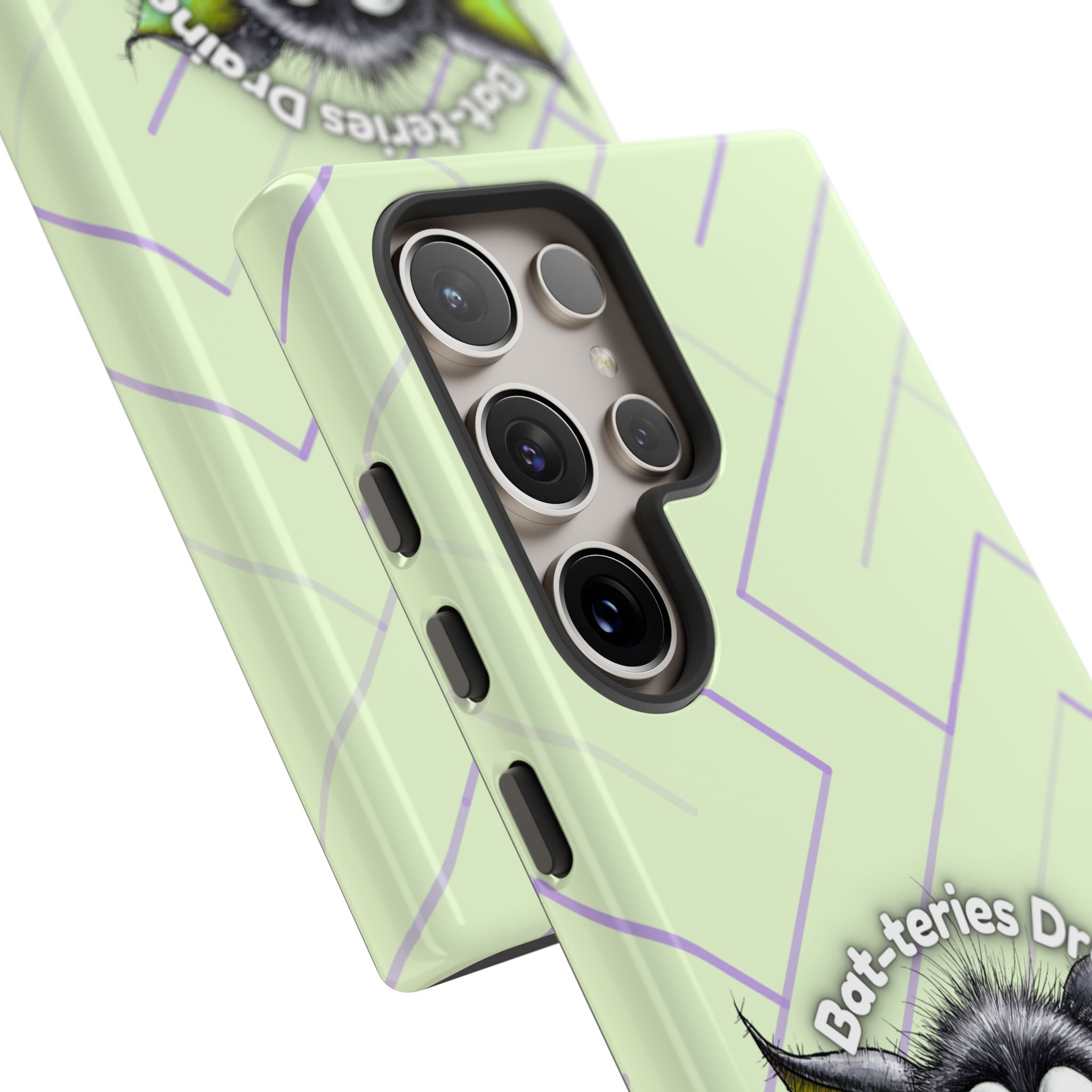 Bat-teries Drained Phone Case – Quirky Bat
