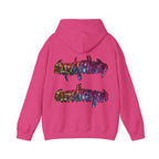 Unapologetically Neurodivergent Hoodie-Holographic Crystal Tree Design, Bold Identity Statement