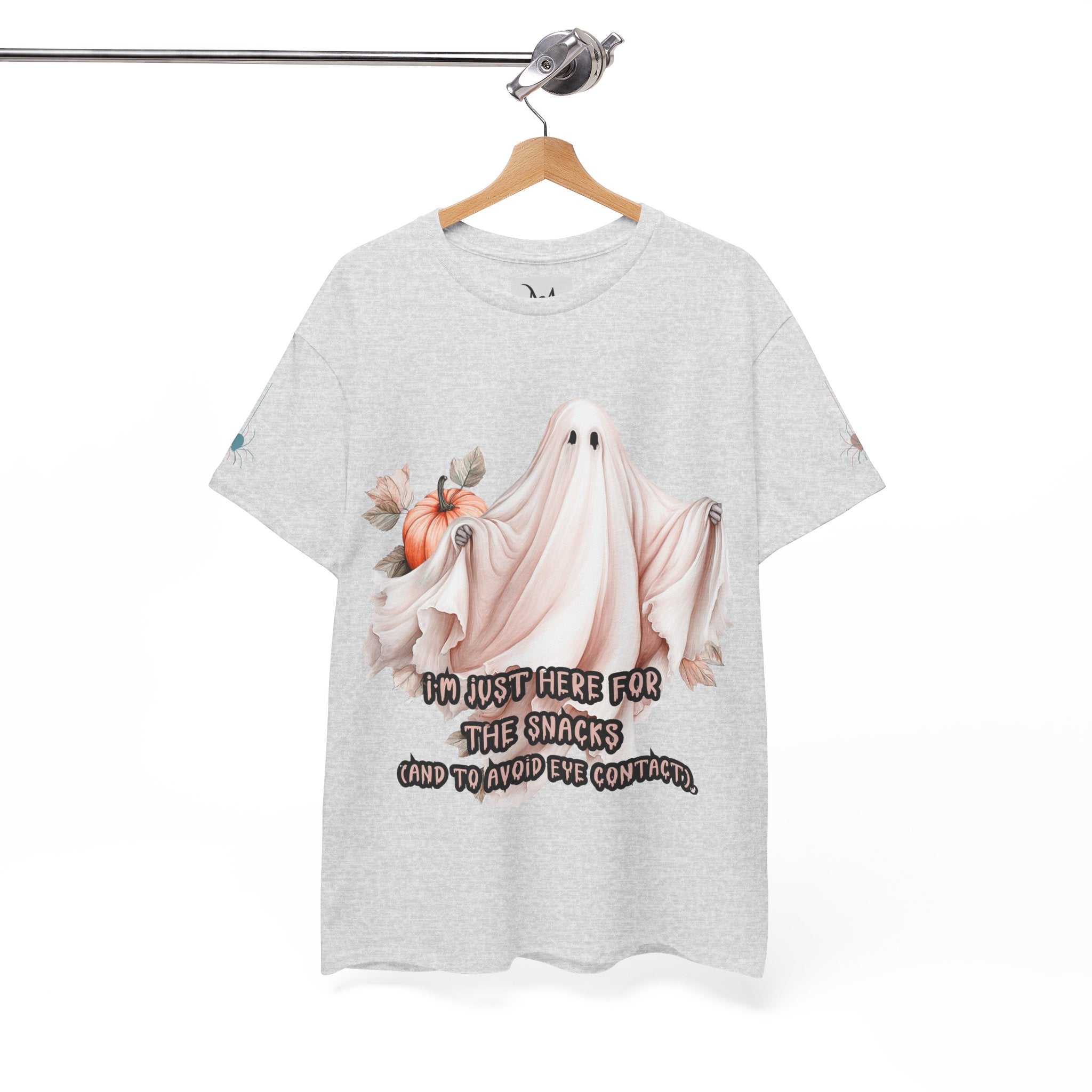 Here for the Snacks (and Avoiding Eye Contact) Halloween Tee