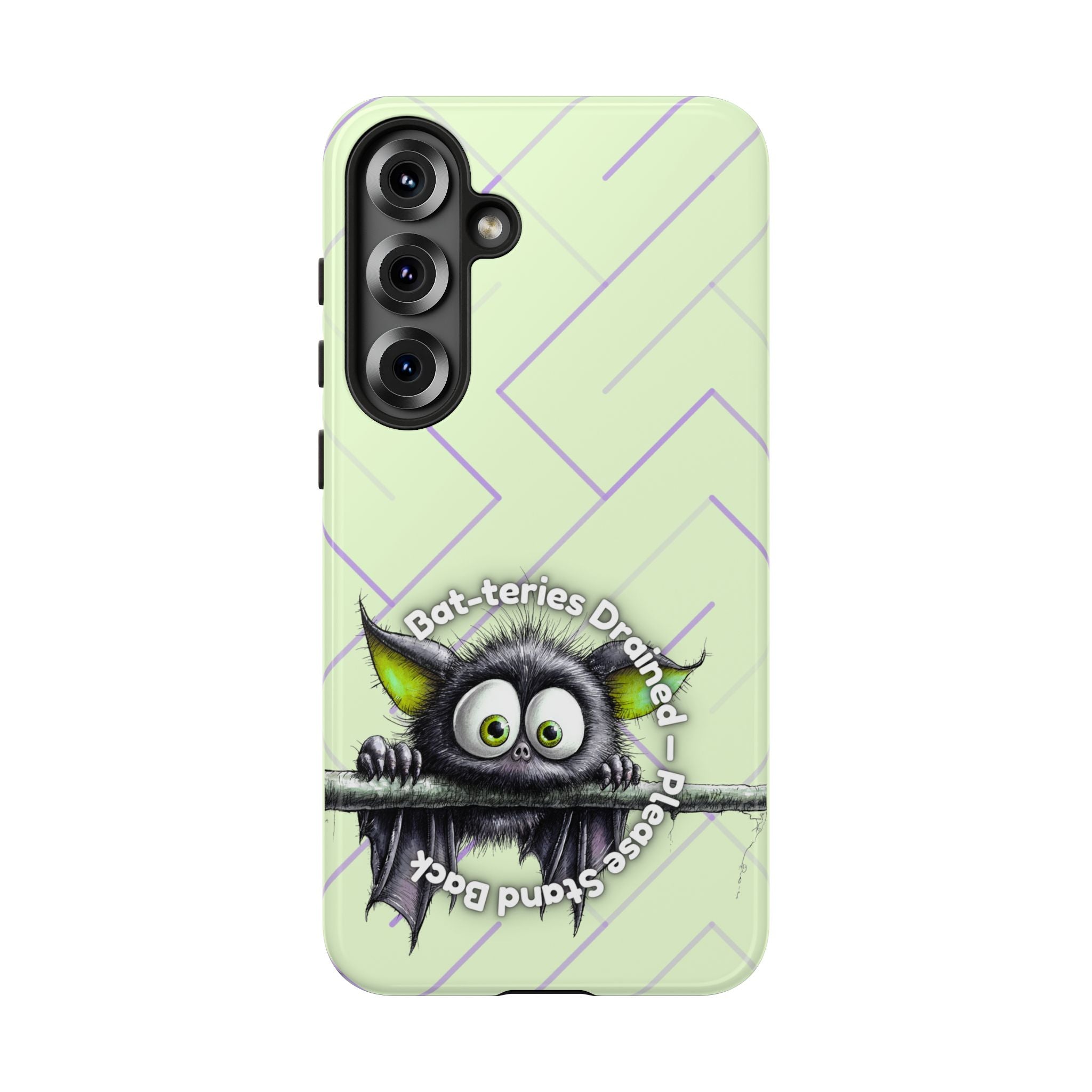 Bat-teries Drained Phone Case – Quirky Bat
