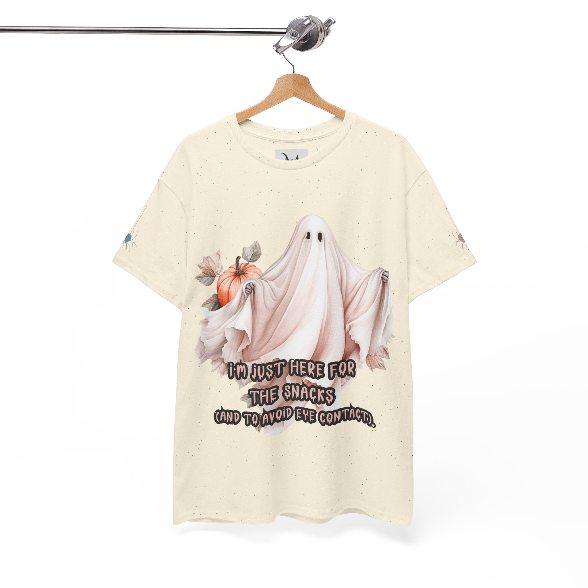 Here for the Snacks (and Avoiding Eye Contact) Halloween Tee