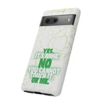 Sassy Quote Marble Crack Phone Case