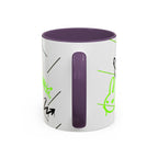 No! Full Stop Mug – Neon Graffiti Bear