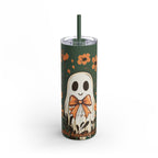 Leaf Me Alone – Limited Edition Fall Ghost Skinny Tumbler (20oz / 600ml)