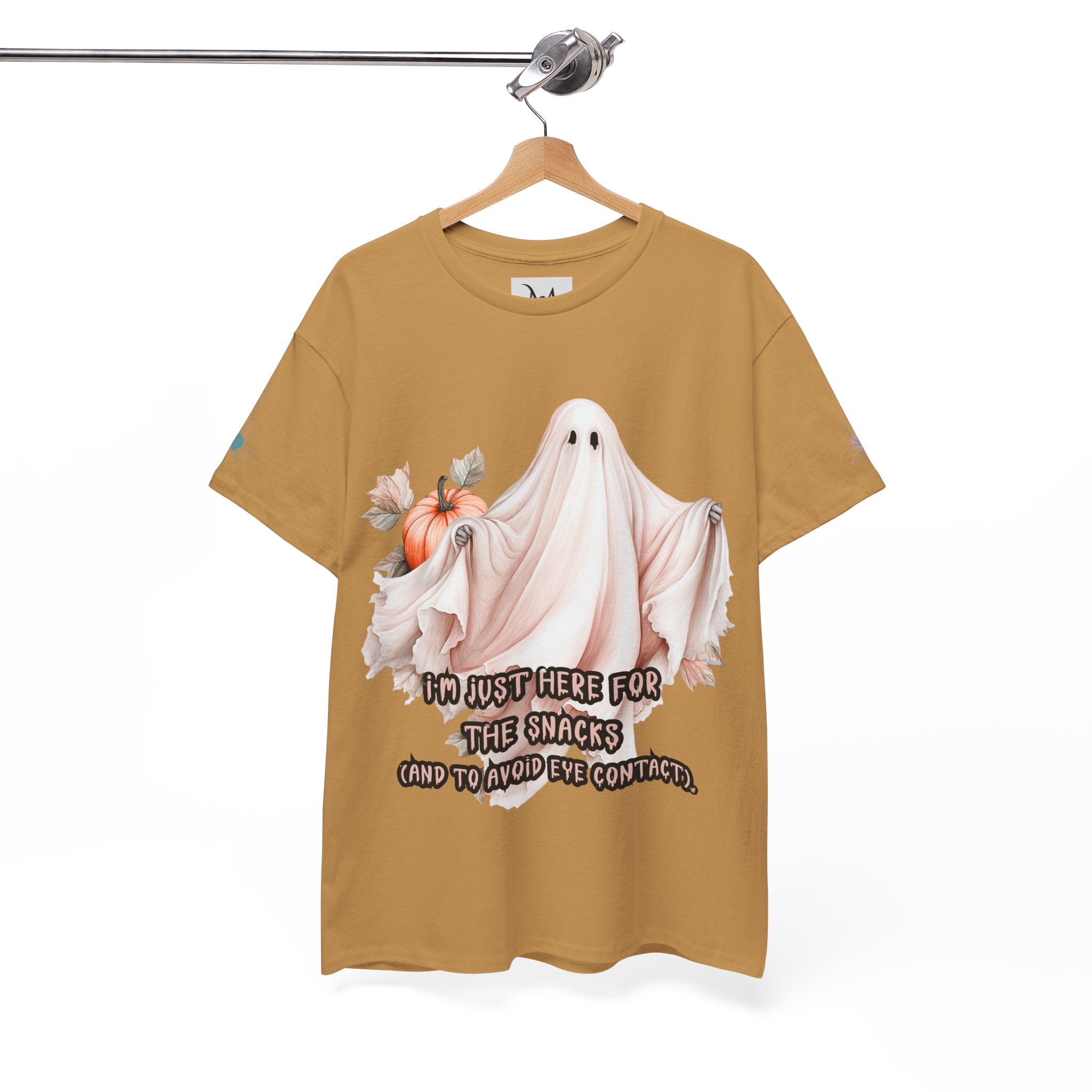 Here for the Snacks (and Avoiding Eye Contact) Halloween Tee