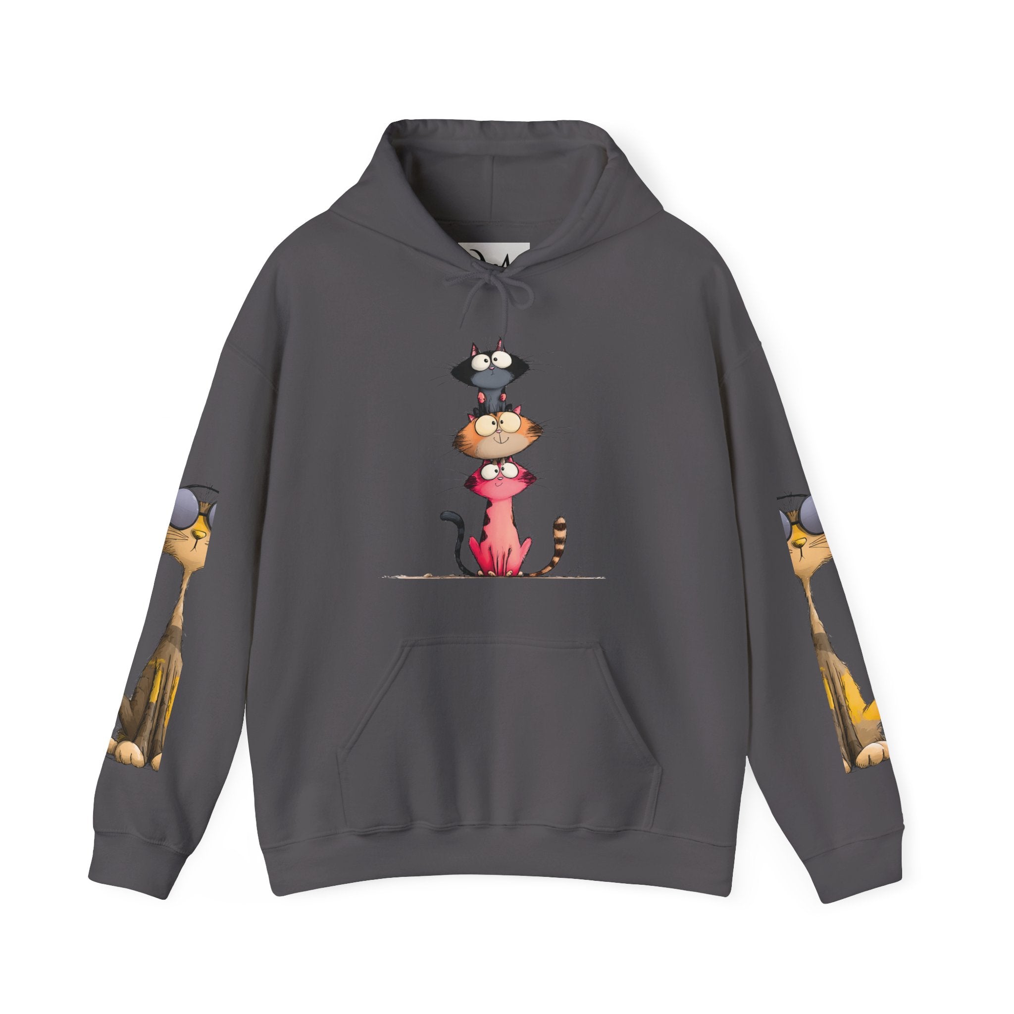 Respect My Wiring Hoodie-Cat Graphic Sweatshirt