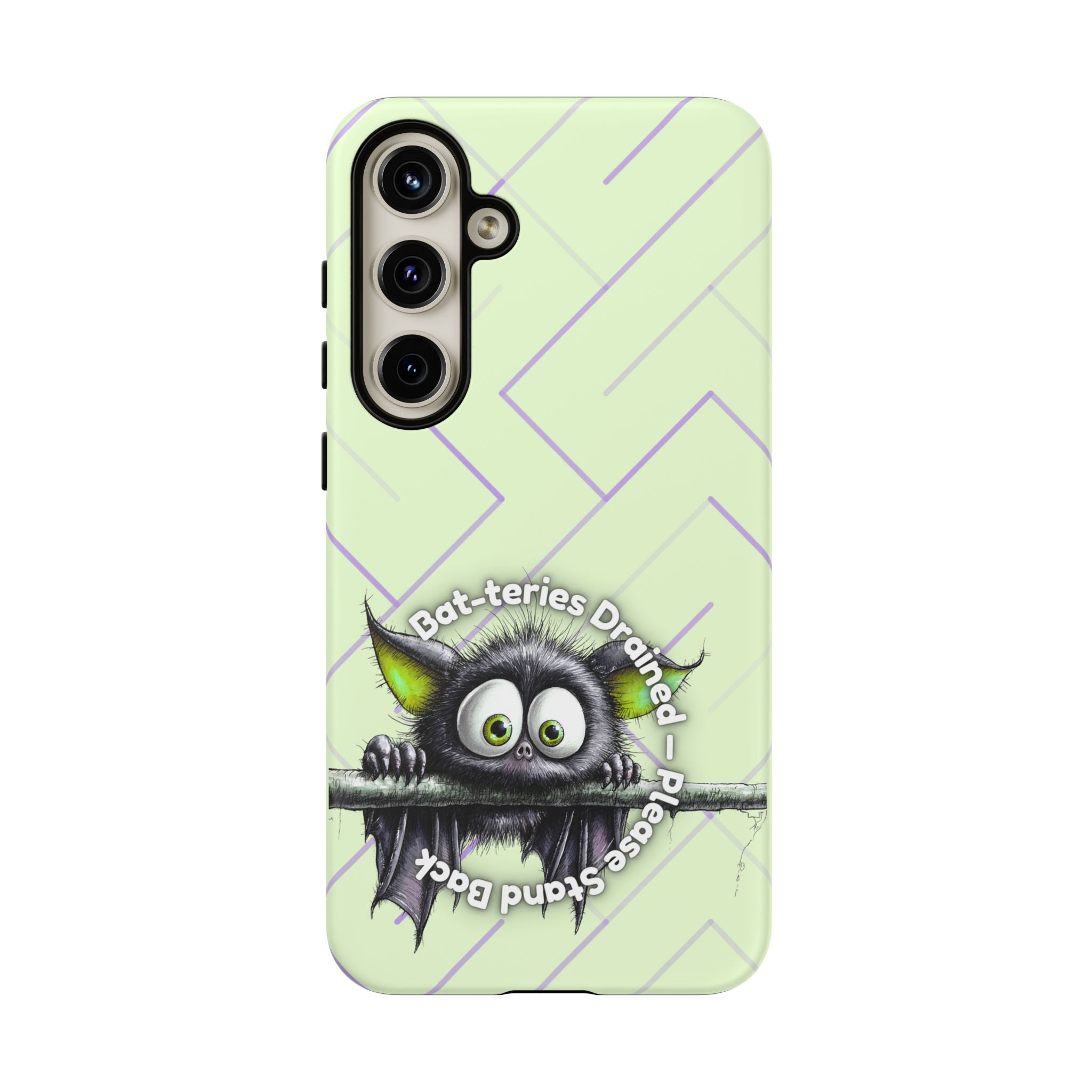 Bat-teries Drained Phone Case – Quirky Bat