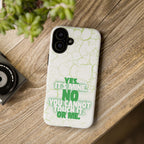 Sassy Quote Marble Crack Phone Case