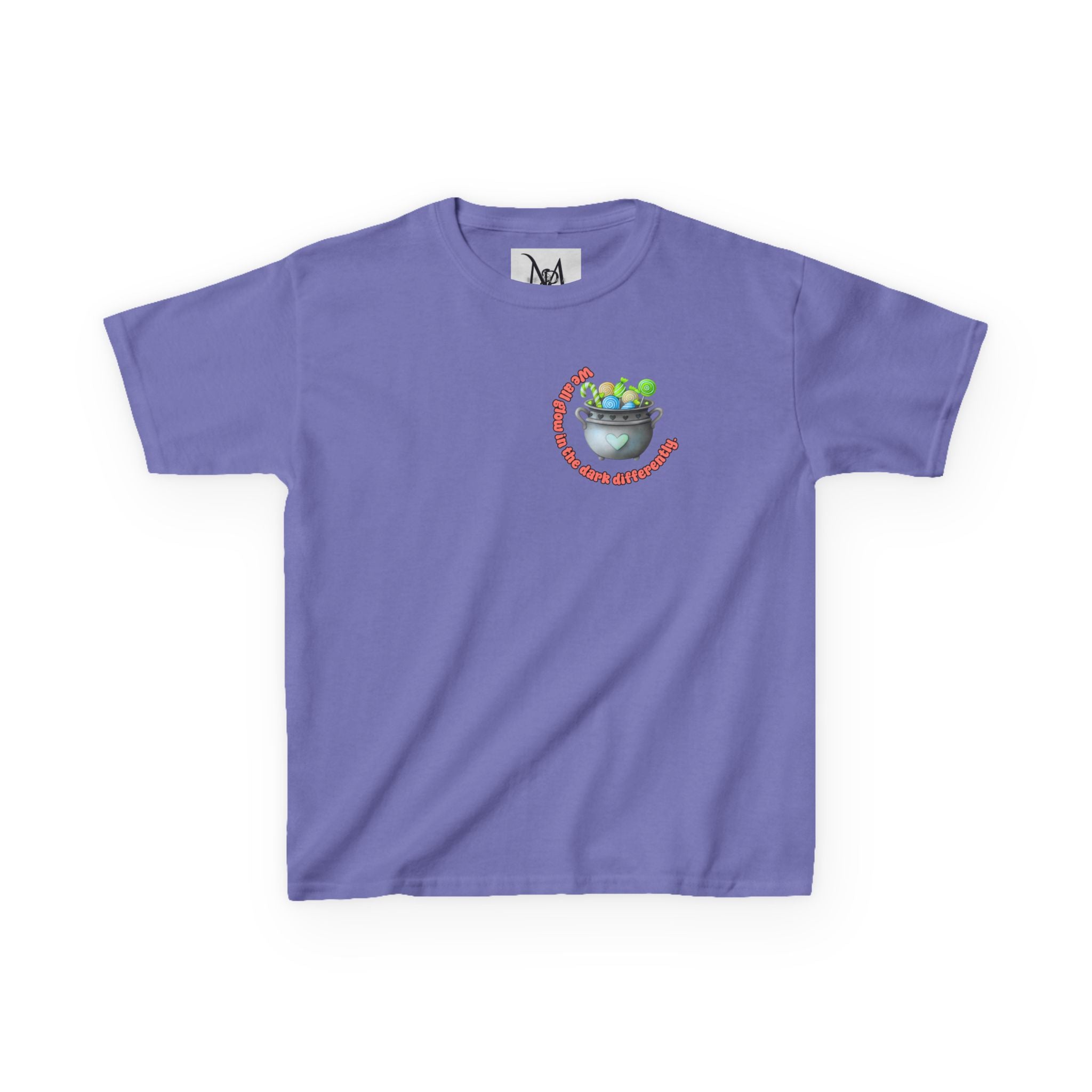“Boo! Different Brains Are Cool Too” Kids Halloween T-Shirt – Inclusive Slogan Tee