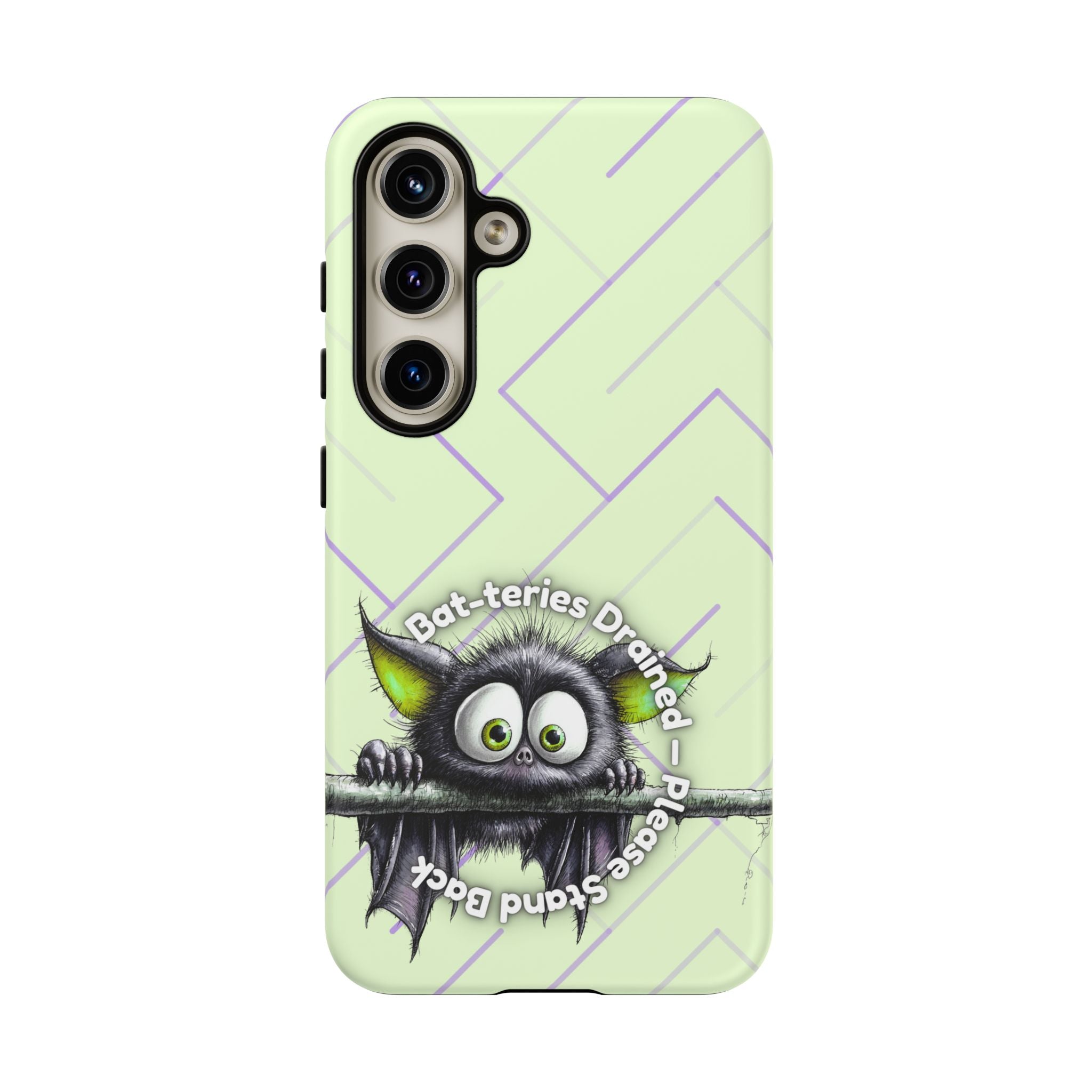 Bat-teries Drained Phone Case – Quirky Bat